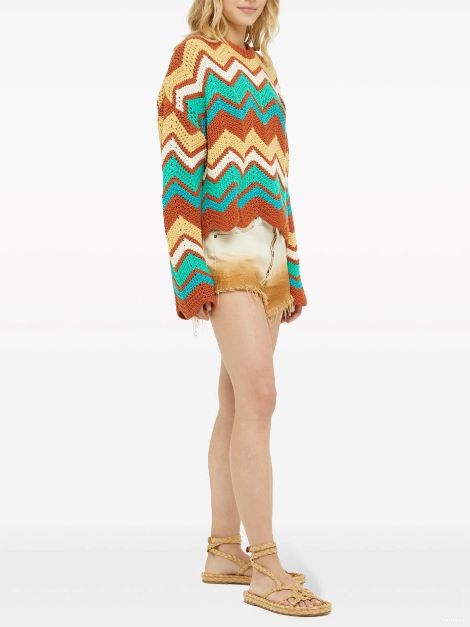 Cheap jumper Kaleidoscopic Alanui Women knit chevron 0710